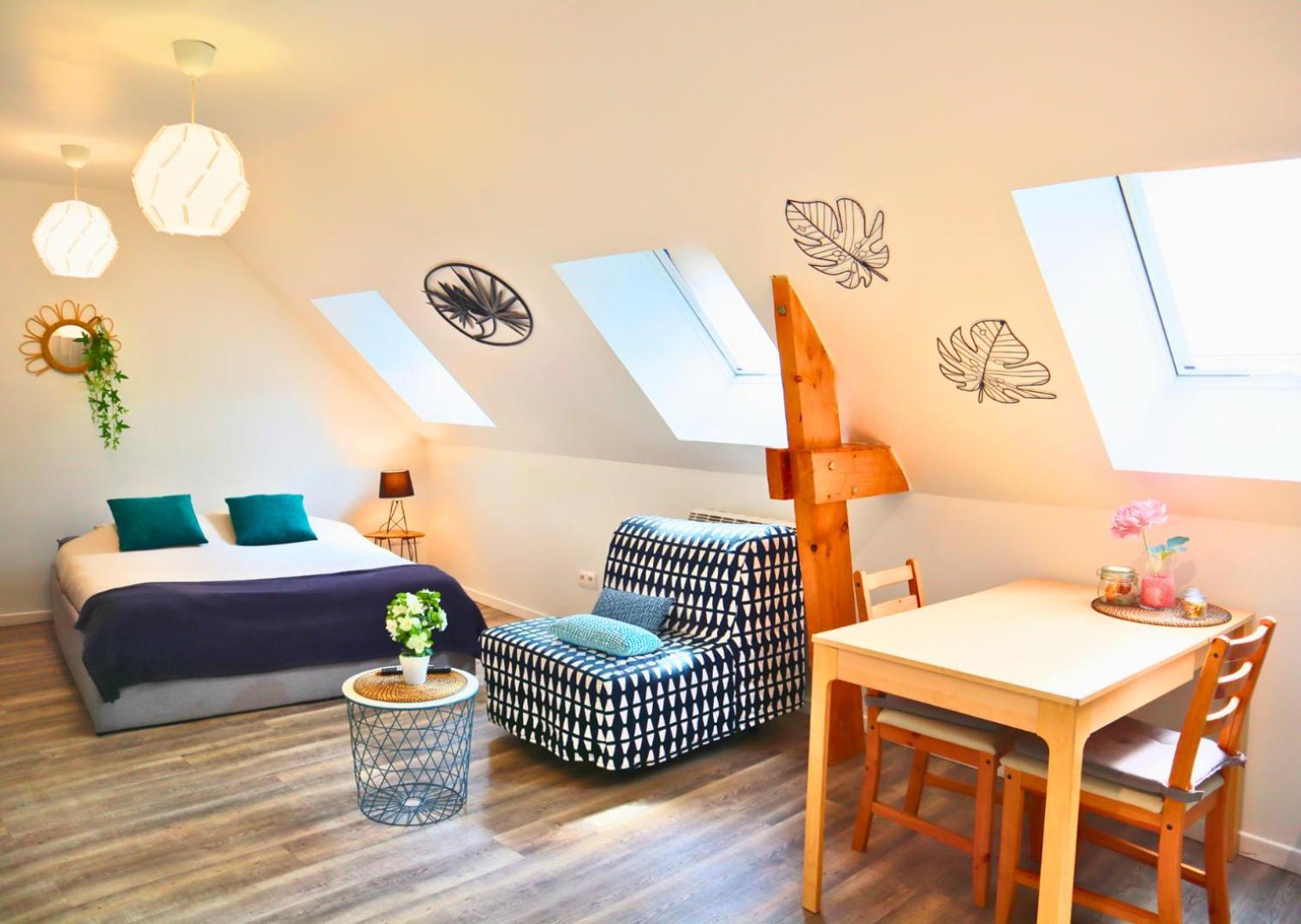 Studio En Plein Centre De Saint-Omer - A 5 Min De La Gare, Parking Gratuit سانت-أومير المظهر الخارجي الصورة